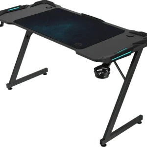 QWARE Bureau Gaming Akron RGB Noir (QW GT-140LED)