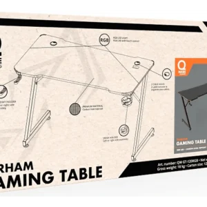 QWARE Bureau Gaming Durhamm RGB Noir (QW GT-120RGB)