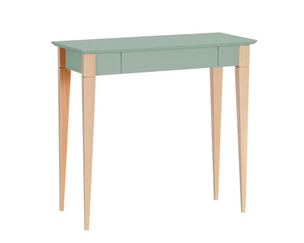 RAGABA MIMO Bureau d'ordinateur avec tiroir - Montage facile - Largeur 85 cm - Certifié FSC | Vert sauge