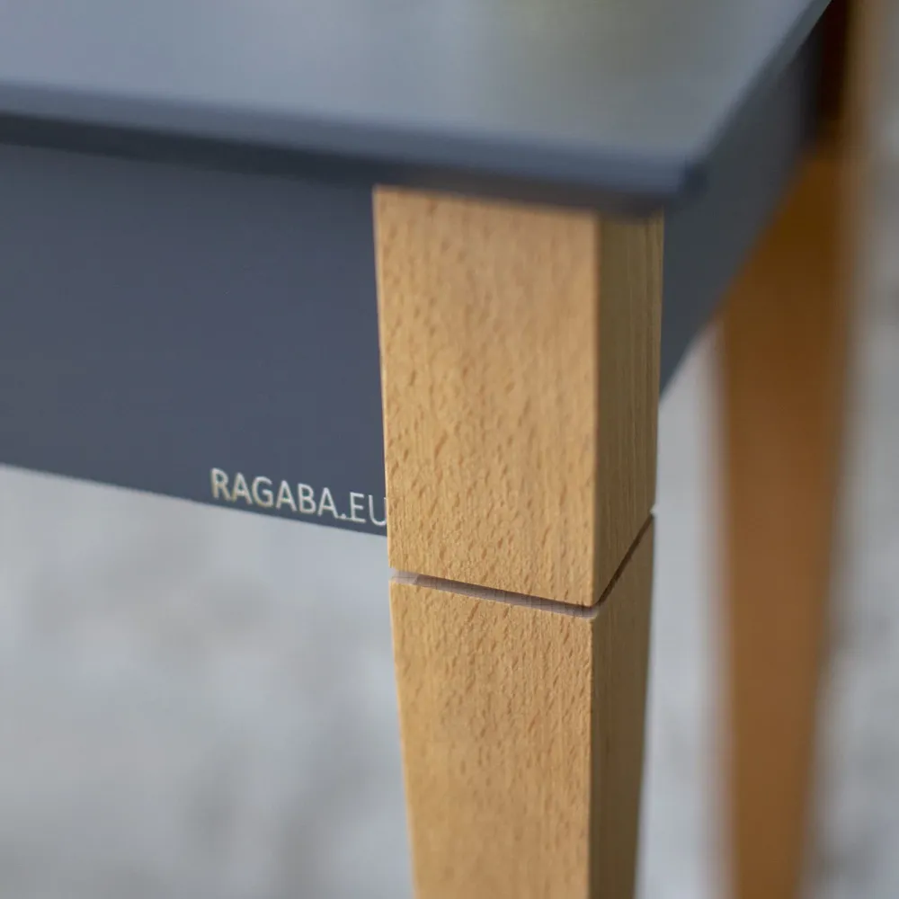 RAGABA MIMO Bureau d'ordinateur avec tiroir - Montage facile - Largeur 85 cm - Certifié FSC | Vert sauge