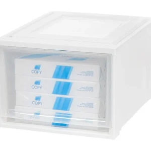 Rangement empilable avec tiroir – 43,4 QT