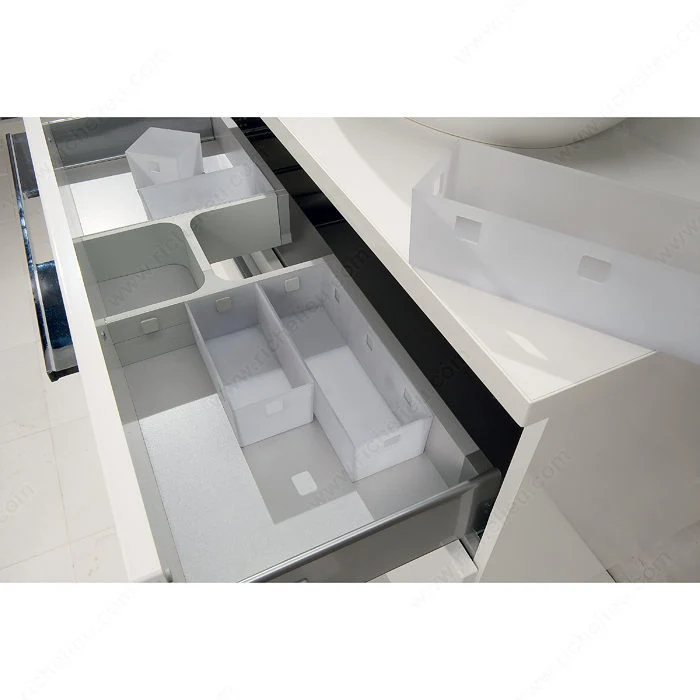Système d'aménagement modulaire de tiroir de meuble-lavabo Banio Richelieu