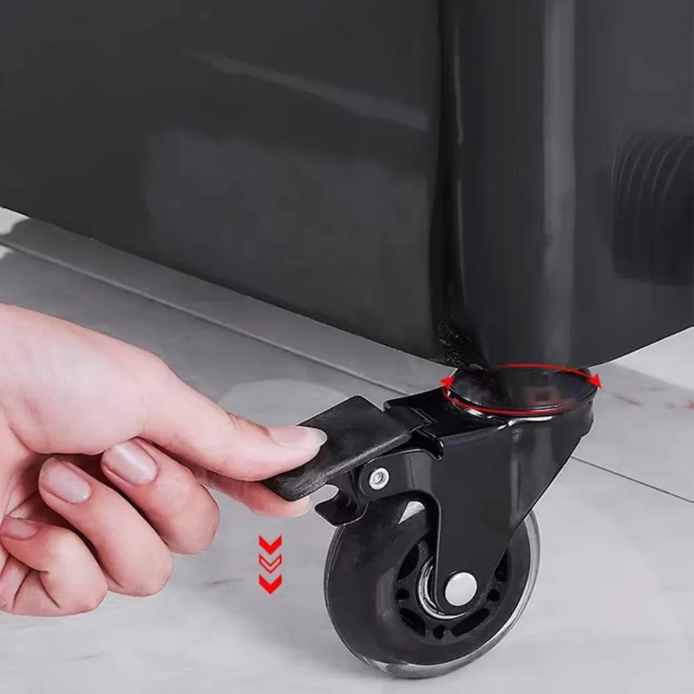 TD® Roulette bureau résistant charge lourde roulettes 22 mm roulement silencieux protégez tapis remplacement fauteuil plan...