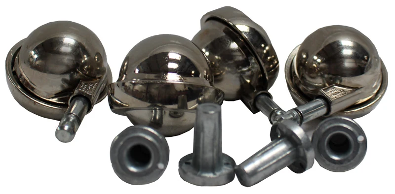 Roulettes boule Kenrick Shepherd argent