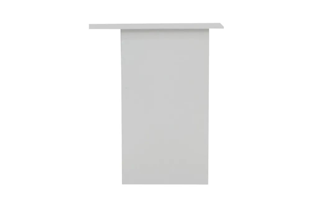 Rousseau - Bureau Milou 1 tiroir 1 porte Blanc - 75x121x60 cm