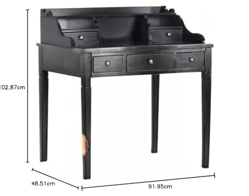 Safavieh Morgan Bureau, Bois, Noir, 91 x 48 x 102,87 cm