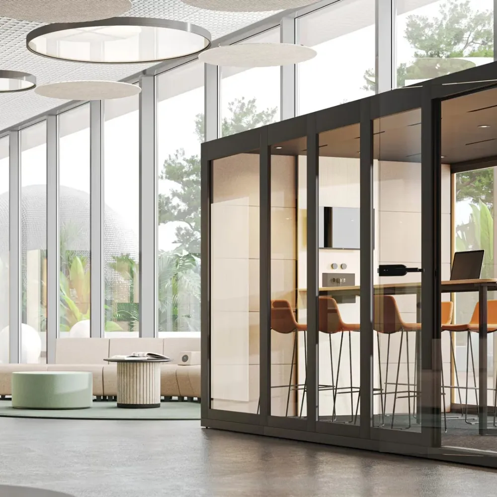 Salle de réunion - Salle de réunion - Espace dans le système spatial pour 7 personnes | Box silencieux xl