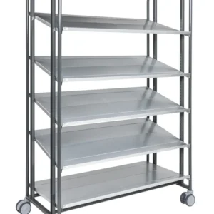Series 168 Shelf Trolley – Adjustable Multi-Level Cart (1277 × 600 × 1850 mm)