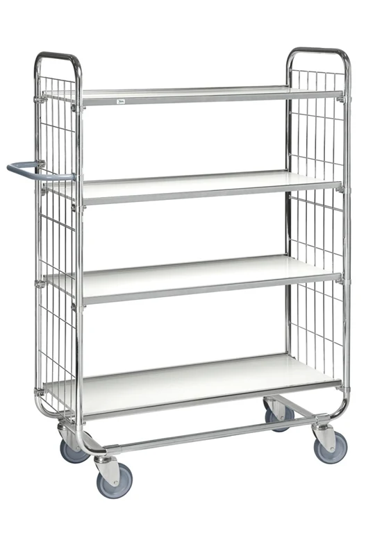 Series 8000 Shelving Trolley – Electrogalvanised – 250 kg Capacity (815 × 470 × 1590 mm)