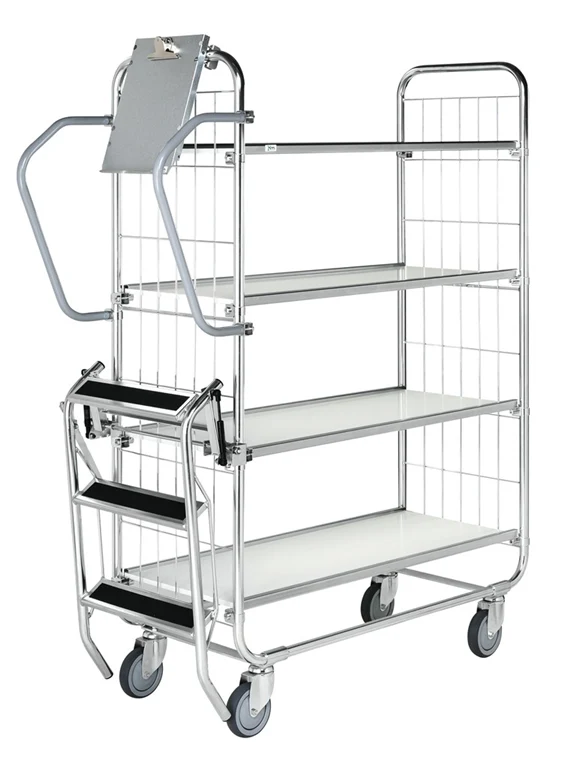 Series 8000 Shelving Trolley – Electrogalvanised – 250 kg Capacity (815 × 470 × 1590 mm)