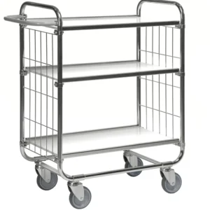 Series 8000 Shelving Trolley – Electrogalvanised – 250 kg Capacity (1395 × 470 × 1120 mm)