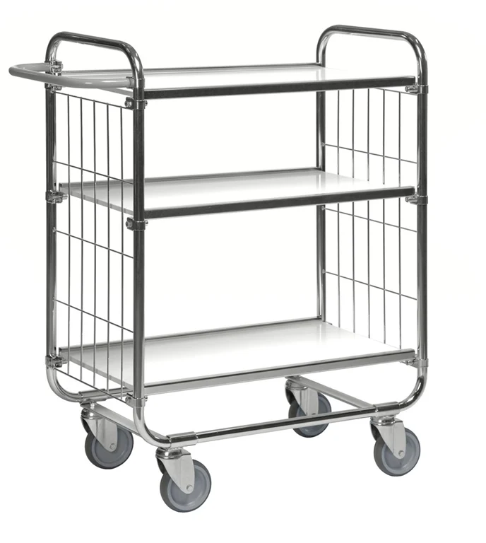 Series 8000 Shelving Trolley – Electrogalvanised – 250 kg Capacity (1395 × 470 × 1120 mm)