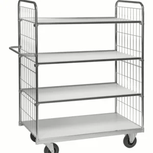 Series 9000 Shelving Trolley – Electrogalvanised – 300 kg Capacity (1790 × 650 × 1695 mm)