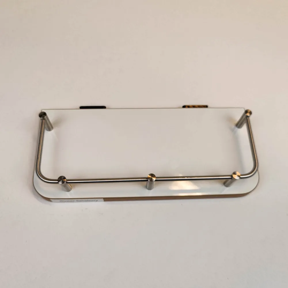 Set de rampes Deluxe en acier inoxydable 600 mm