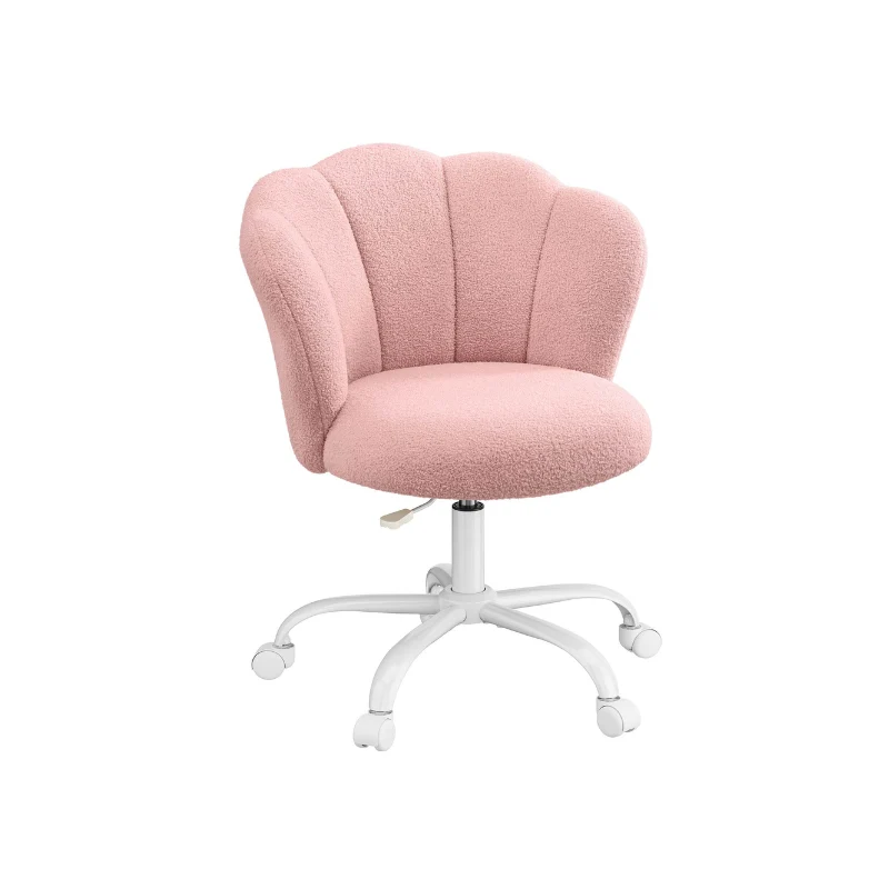 Fauteuil de Bureau Pivotant 360° avec Dossier en Forme de Pétale SONGMICS