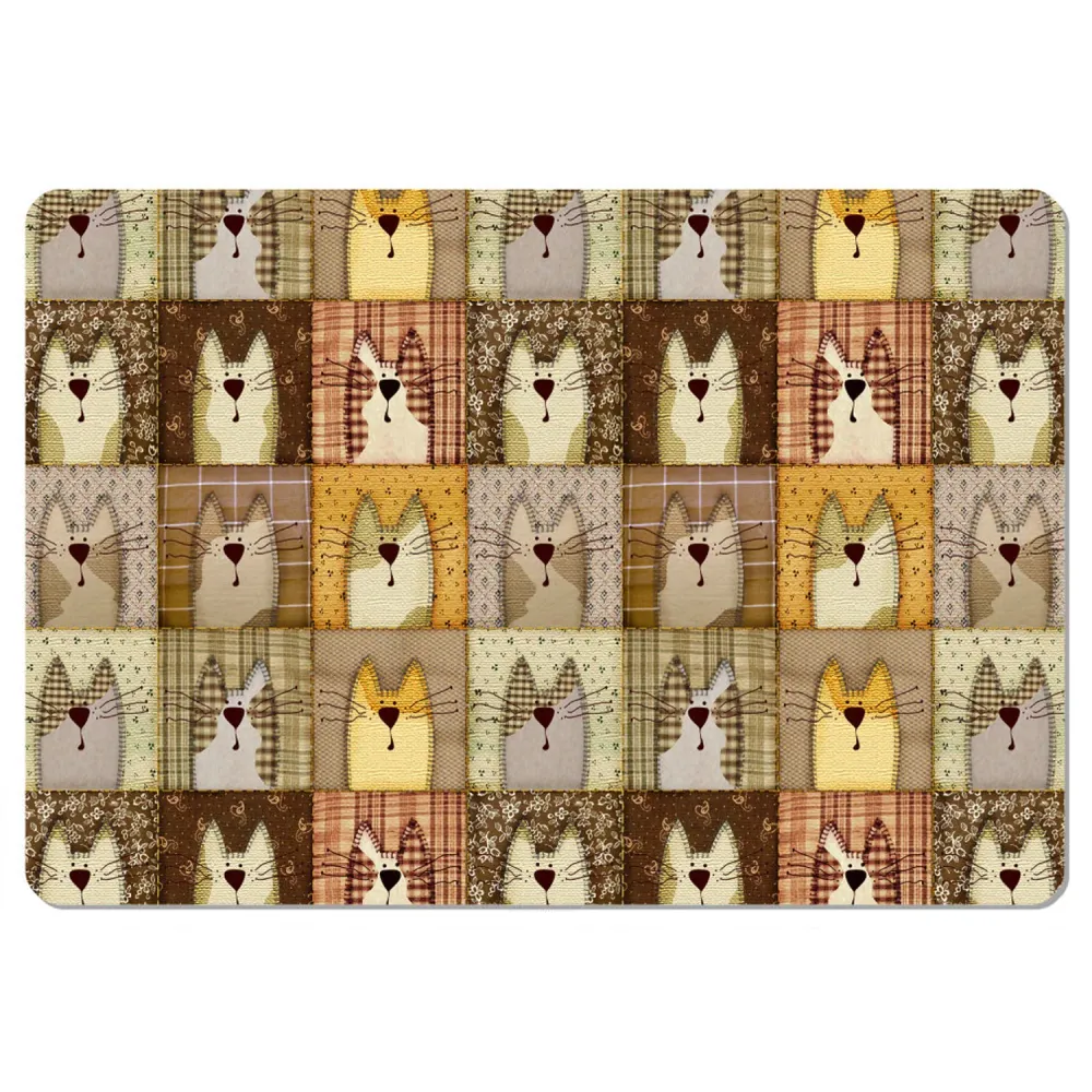 Sous-main Bertoni, en feutre, 50x70 cm, Pexeso Beige