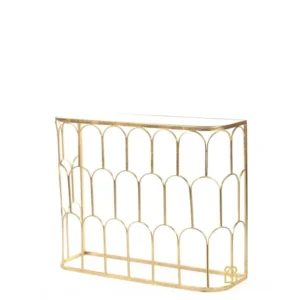 South Row Odessa Mirrored Console Table