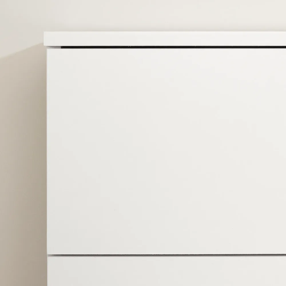 Bureau double 6 tiroirs Cavalleri -Blanc solide South Shore