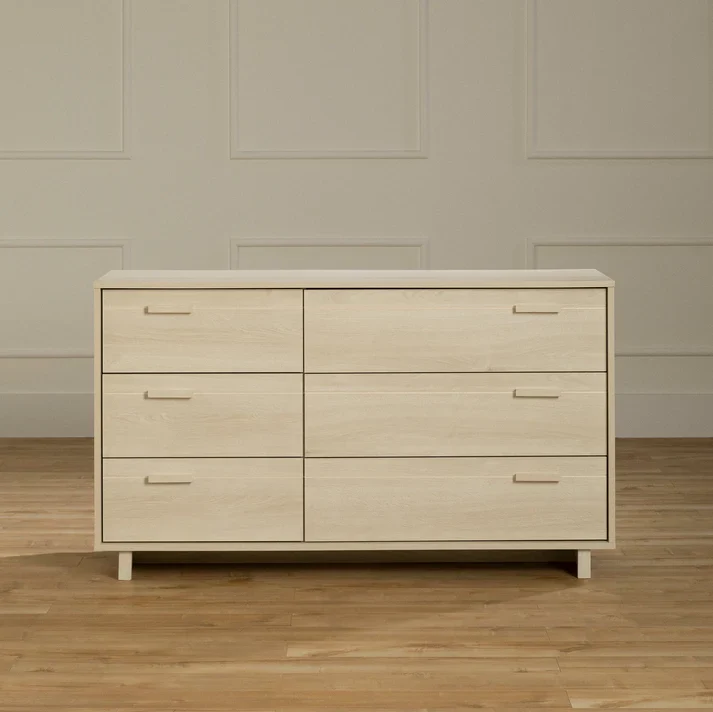 Bureau double 6 tiroirs Noah - Chêne blanchi South Shore
