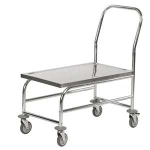 Stainless Steel Flatbed Trolley – C2 – 850 × 490 × 925 mm