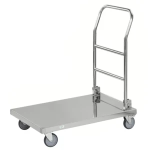Stainless Steel Platform Trolley – C2 – 830 × 530 × 940 mm