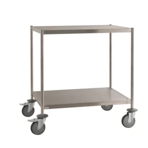Stainless Steel Trolley – Fully Welded – 2 Levels – C3 – 1075 × 575 × 900 mm