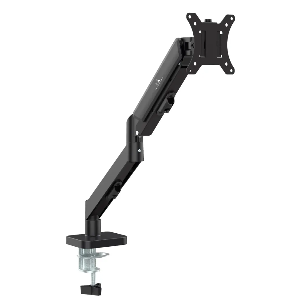 Support de moniteur Maclean, ressort à gaz, 17"-32", 2-10kg, noir, MC-133