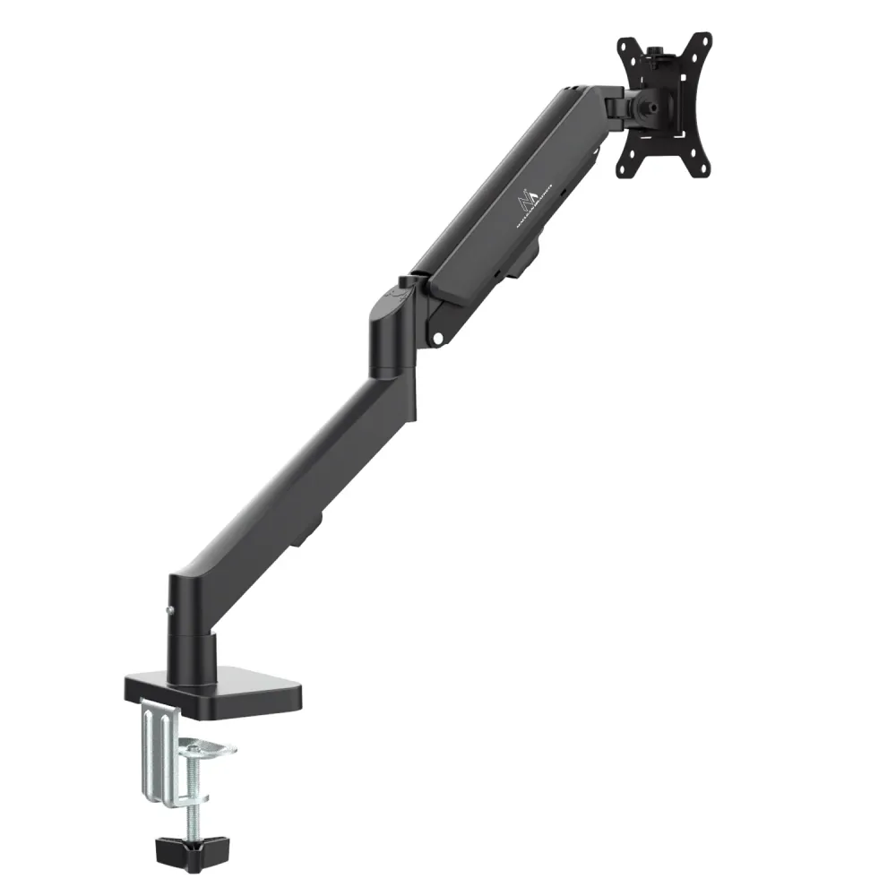 Support de moniteur Maclean, ressort à gaz, 17"-32", 2-10kg, noir, MC-133