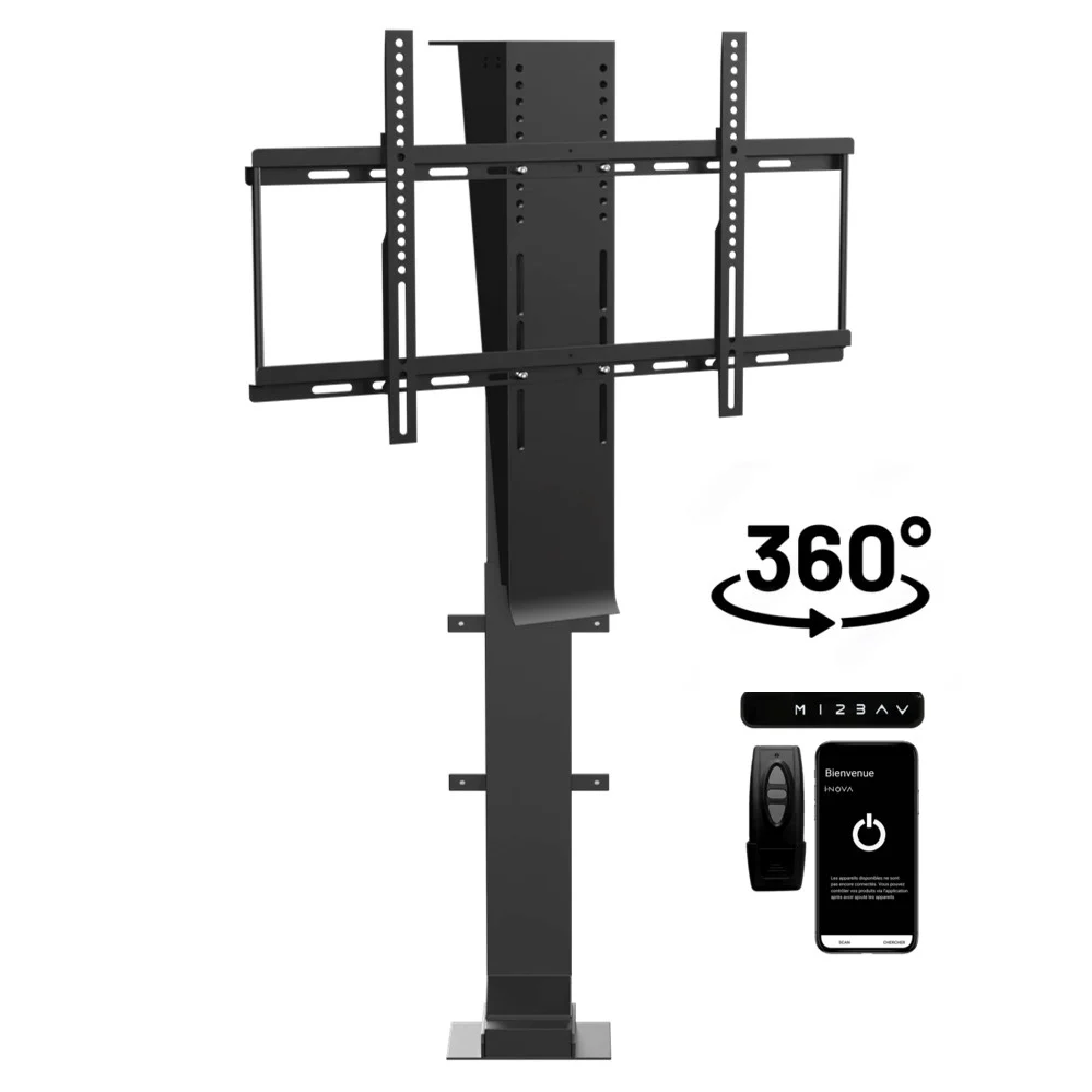 Support tv motorisé orientable [TV 32''-75''] <br> iFlex360 | App-Connect