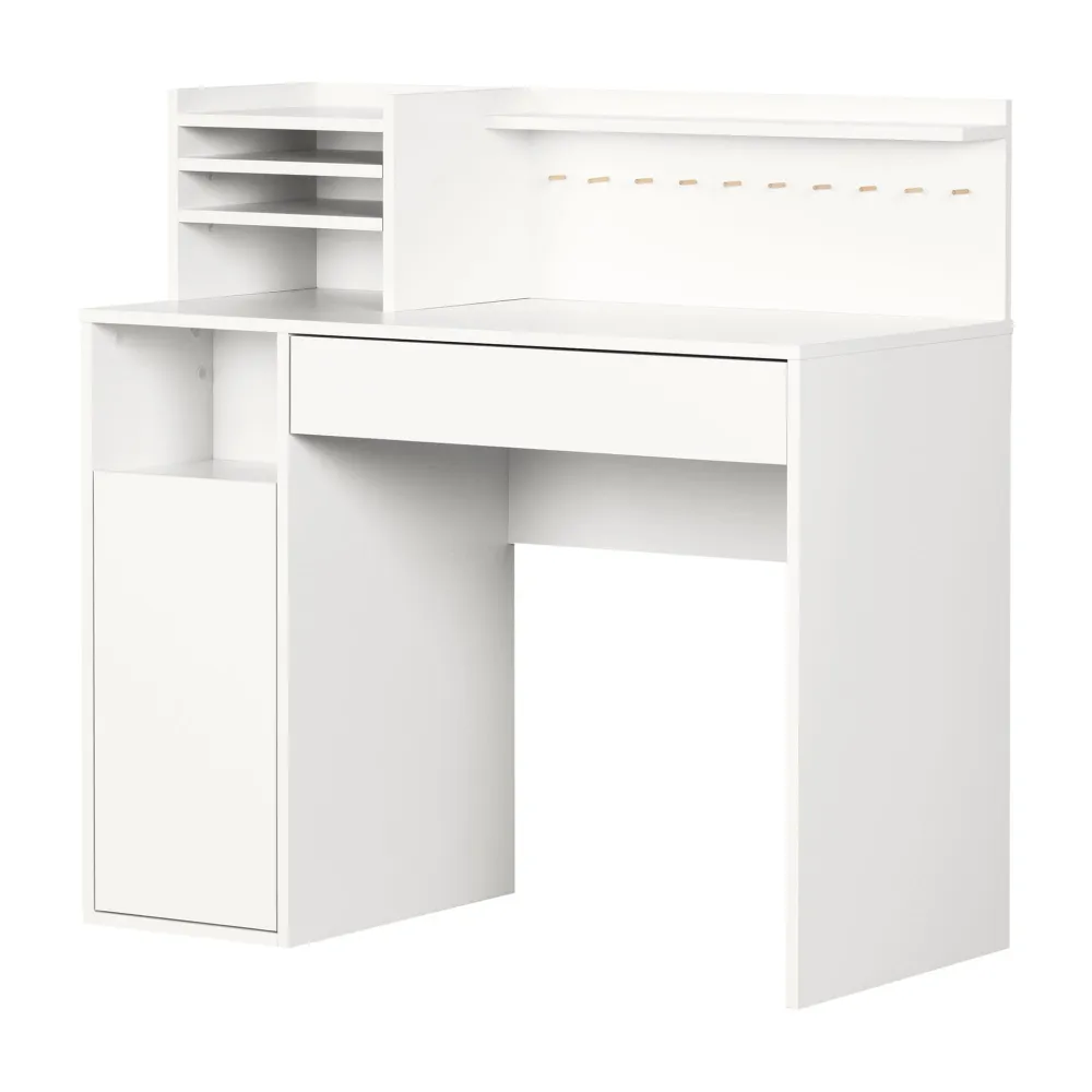 Table de Bricolage avec Huche Crea - Blanc solide