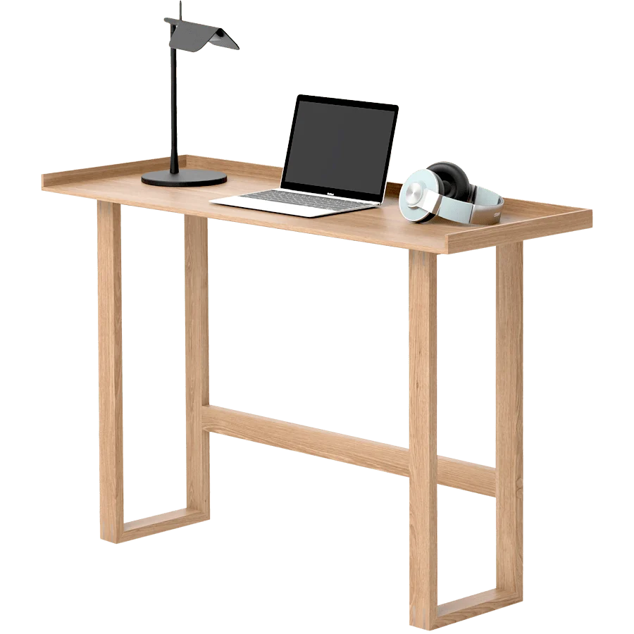 TABLE À ÉCRITURE PORTABLE SLIM CHÊNE NATUREL