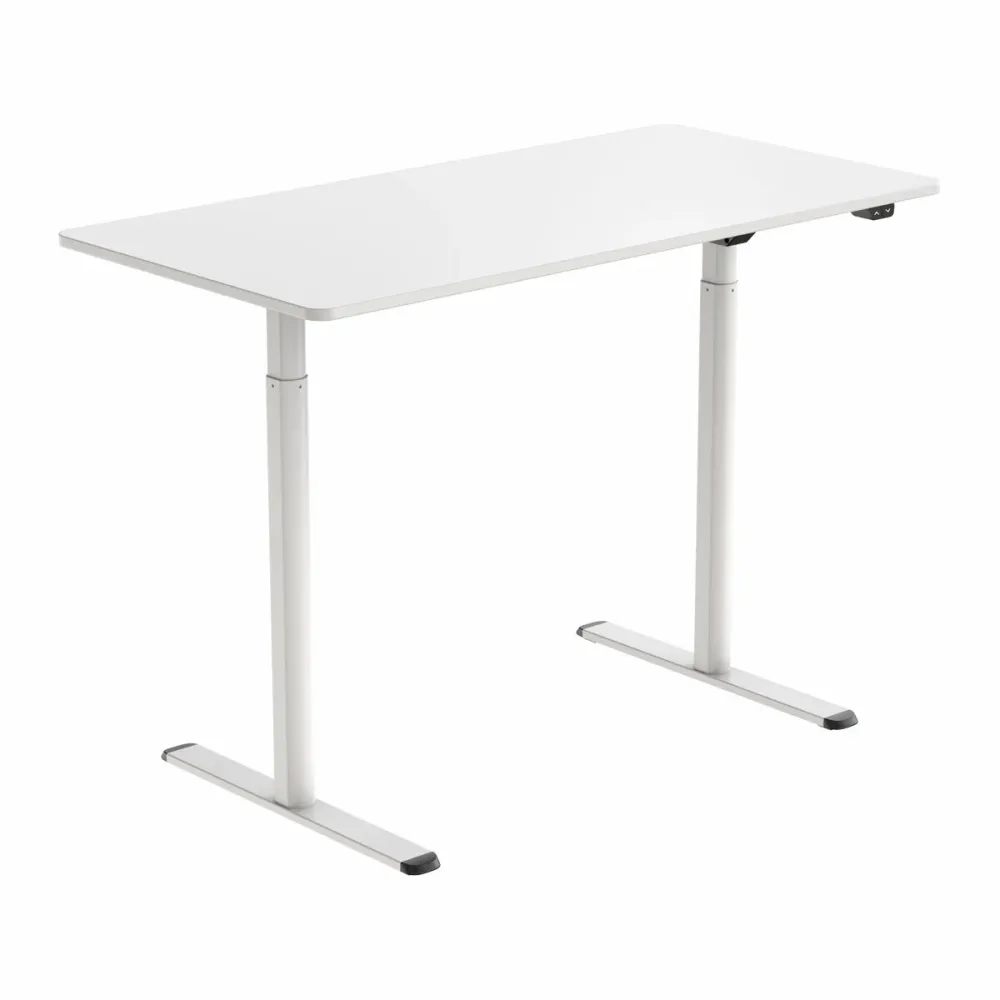 Table électrique Lykke 140x70cm Nordic, blanc