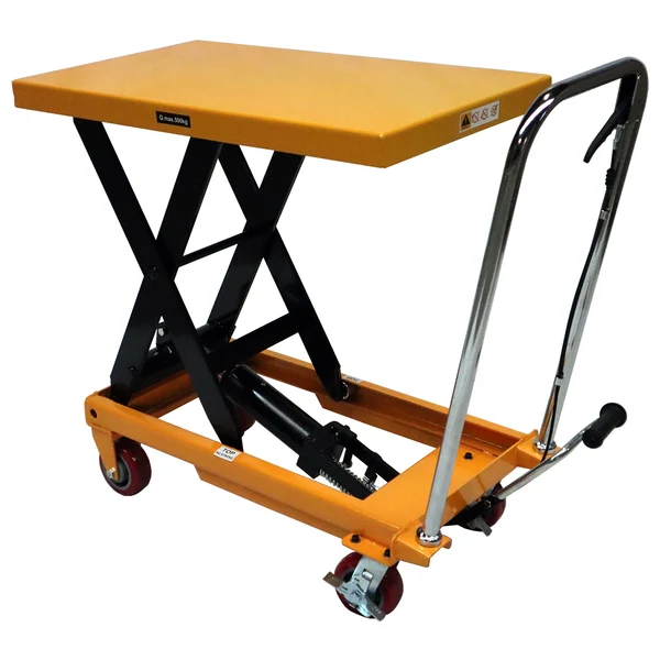 Table élévatrice à ciseaux 1120x500mm – Capacité de charge de 500 kg, plateforme mobile robuste