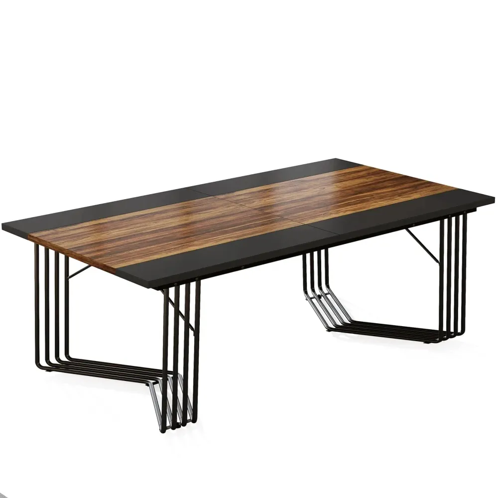 Table de réunion en bois