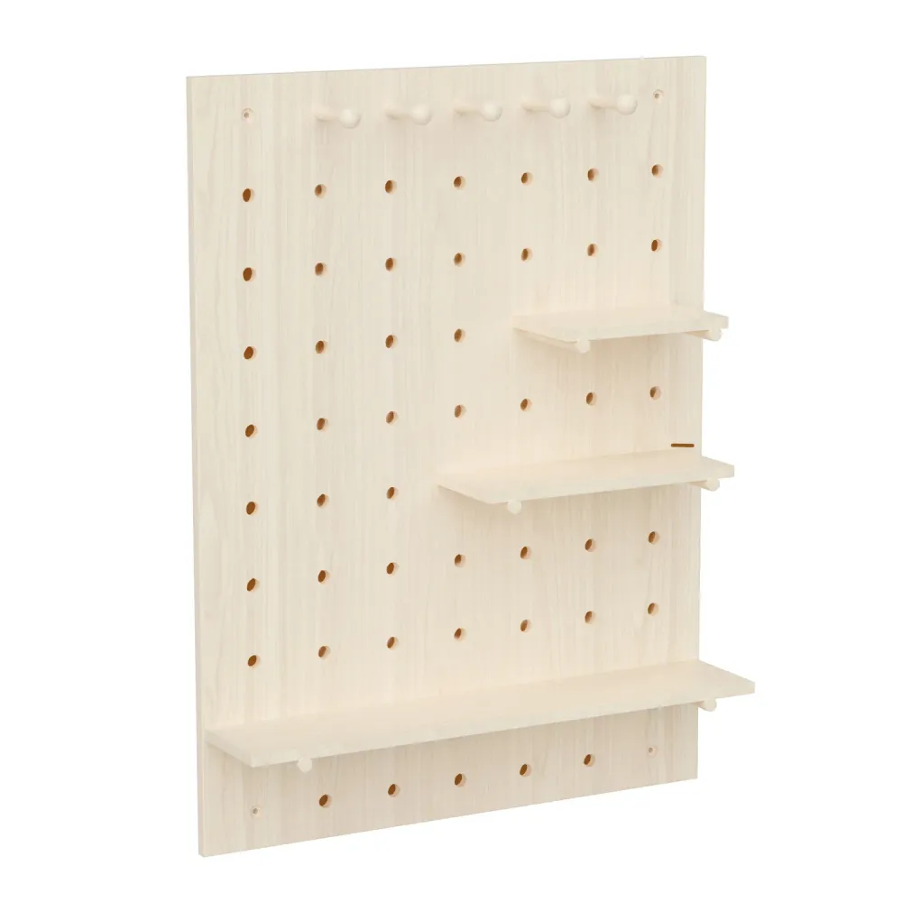 Tableau organiseur en bois Maclean, couleur bois clair, 60 x 80 cm, max. 20 kg, MC-131 WD