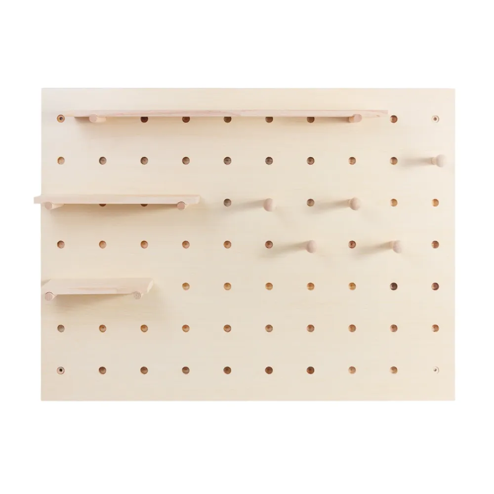 Tableau organiseur en bois Maclean, couleur bois clair, 60 x 80 cm, max. 20 kg, MC-131 WD