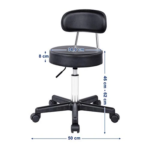 Tabouret de travail 5 roulettes