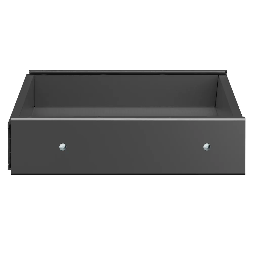 Tiroir plat sous bureau Ergo Office, largeur 758 mm, charge max. 10 kg, noir, ER-302 B