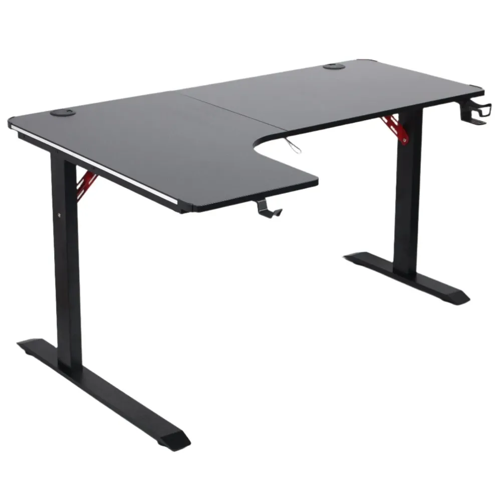 Bureau Gaming LED en L (160 x 100cm) Todeco