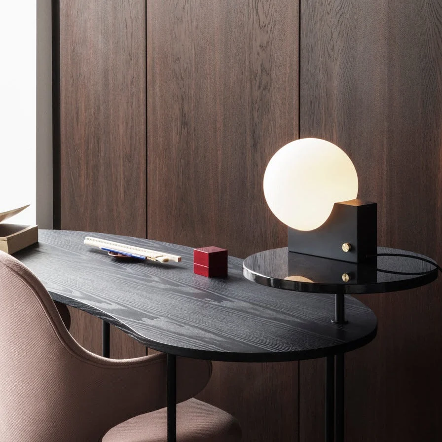 Bureau Palette JH9 noir à 2 plateaux par Jaime Hayón - &Tradition