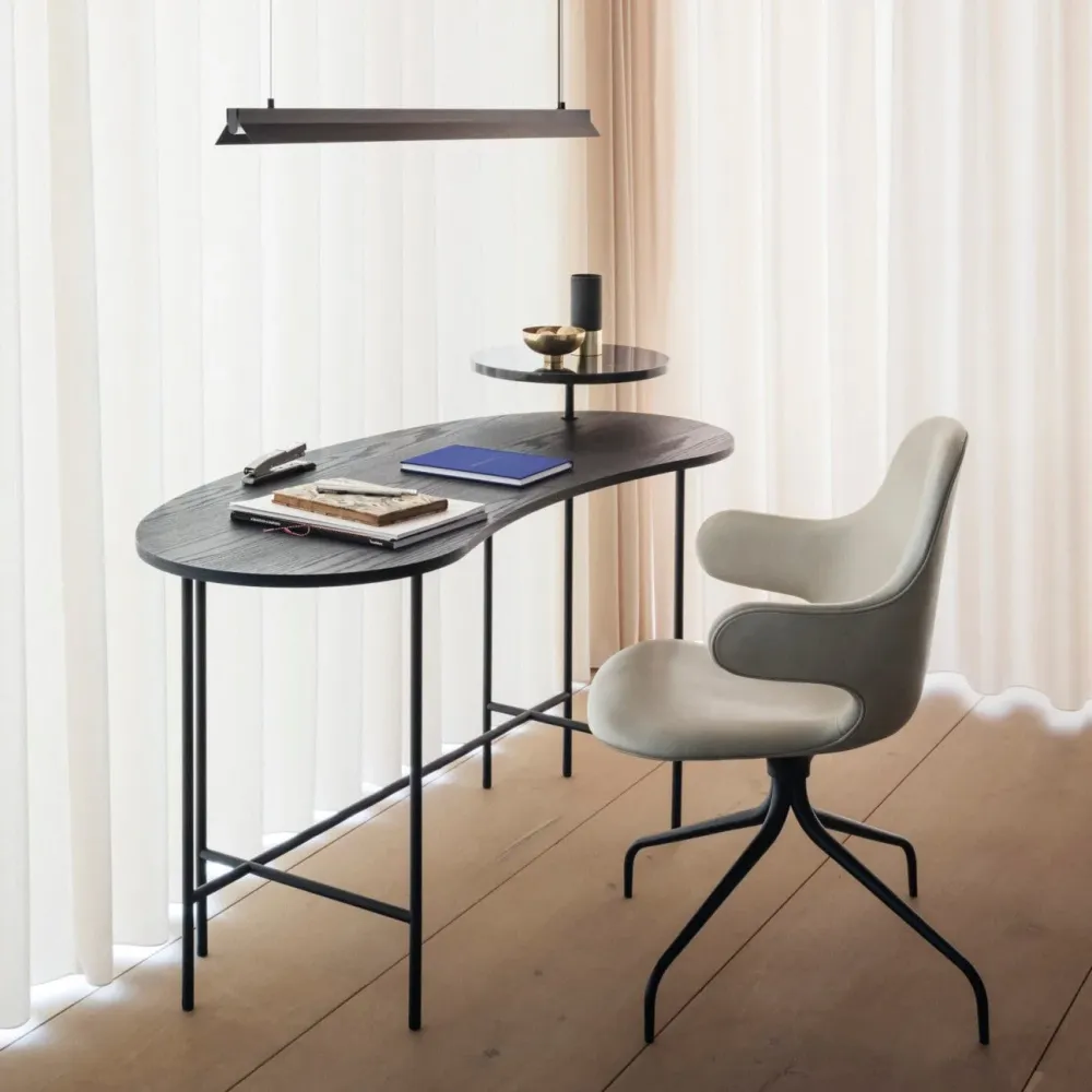 Bureau Palette JH9 noir à 2 plateaux par Jaime Hayón - &Tradition