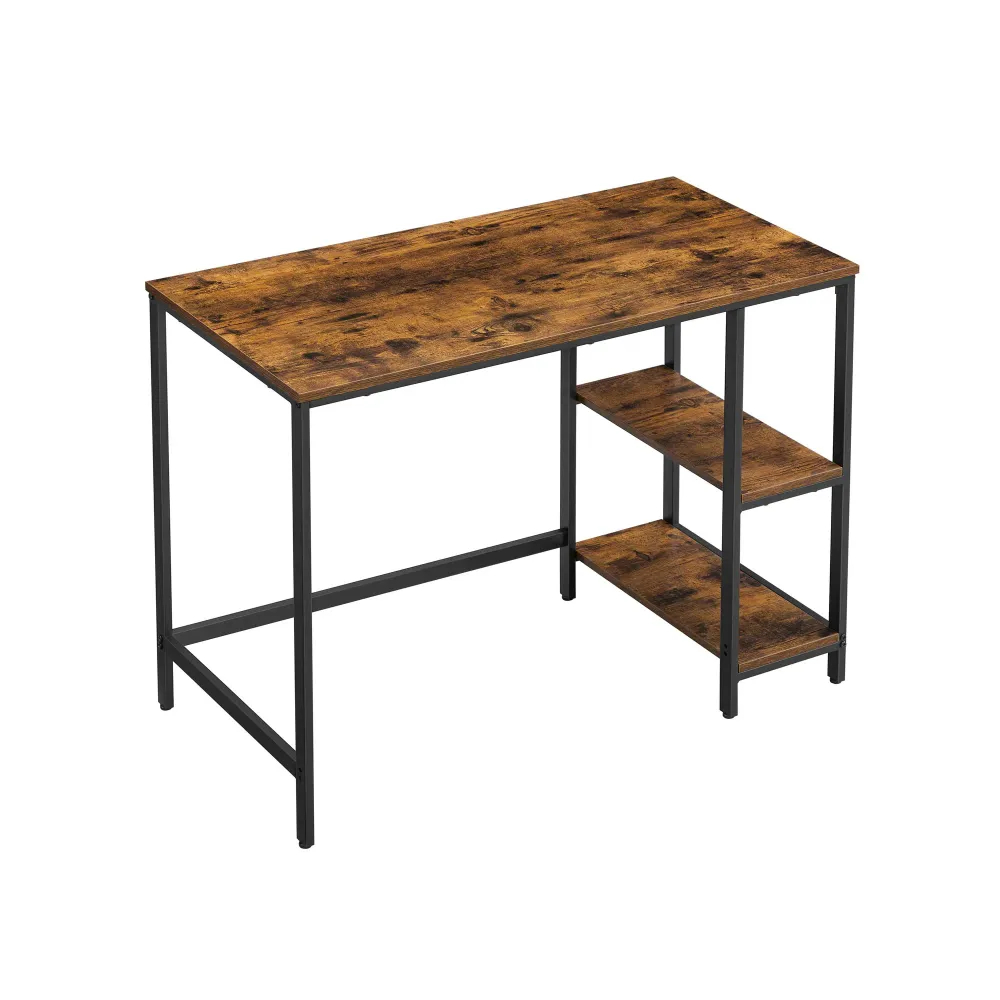 Bureau avec rangement industriel VASAGLE