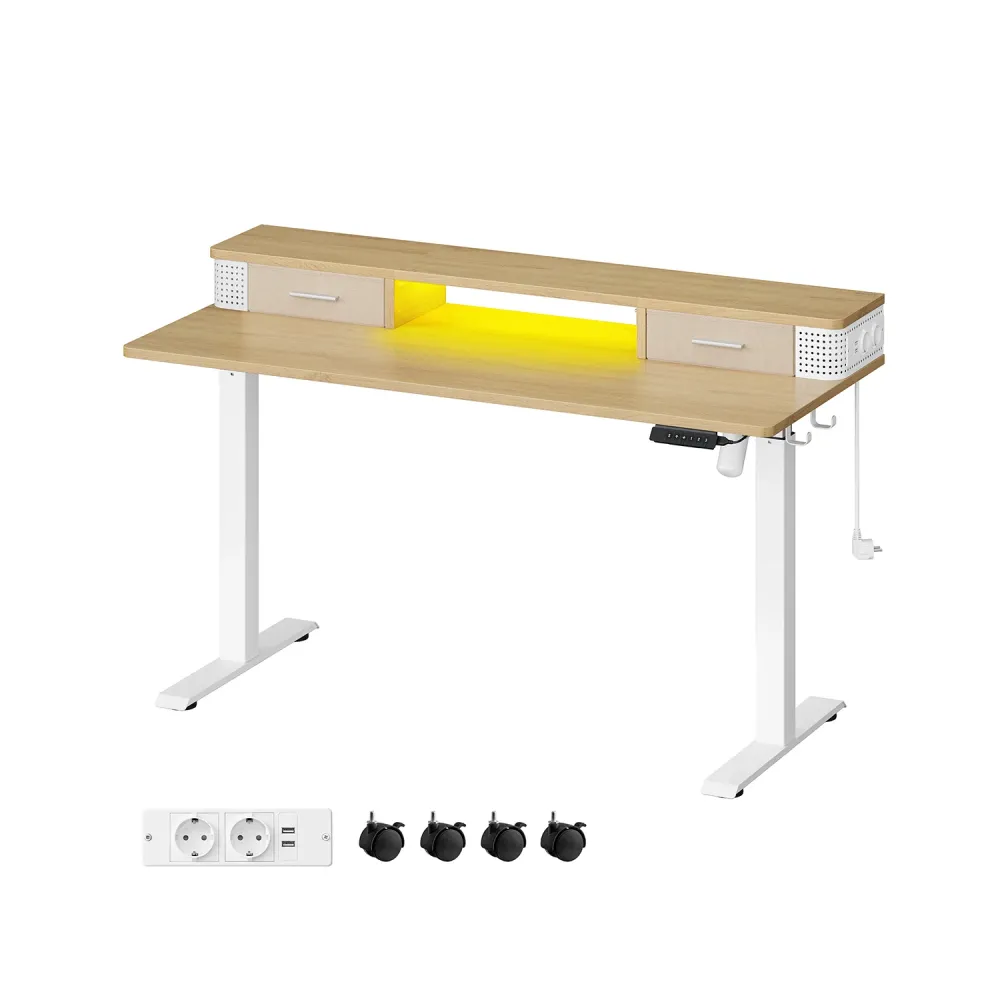 Bureau électrique réglable VASAGLE