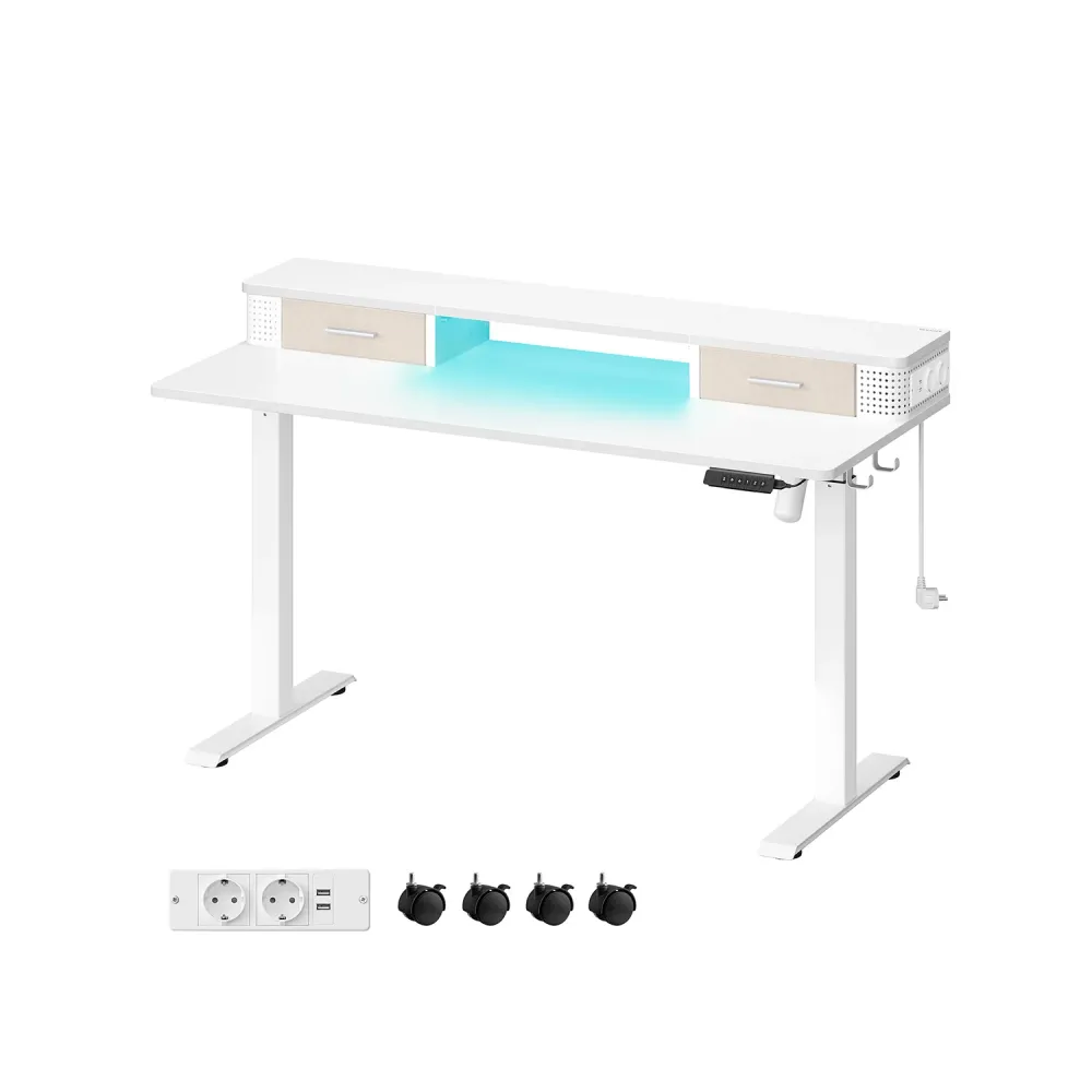 Bureau électrique réglable VASAGLE