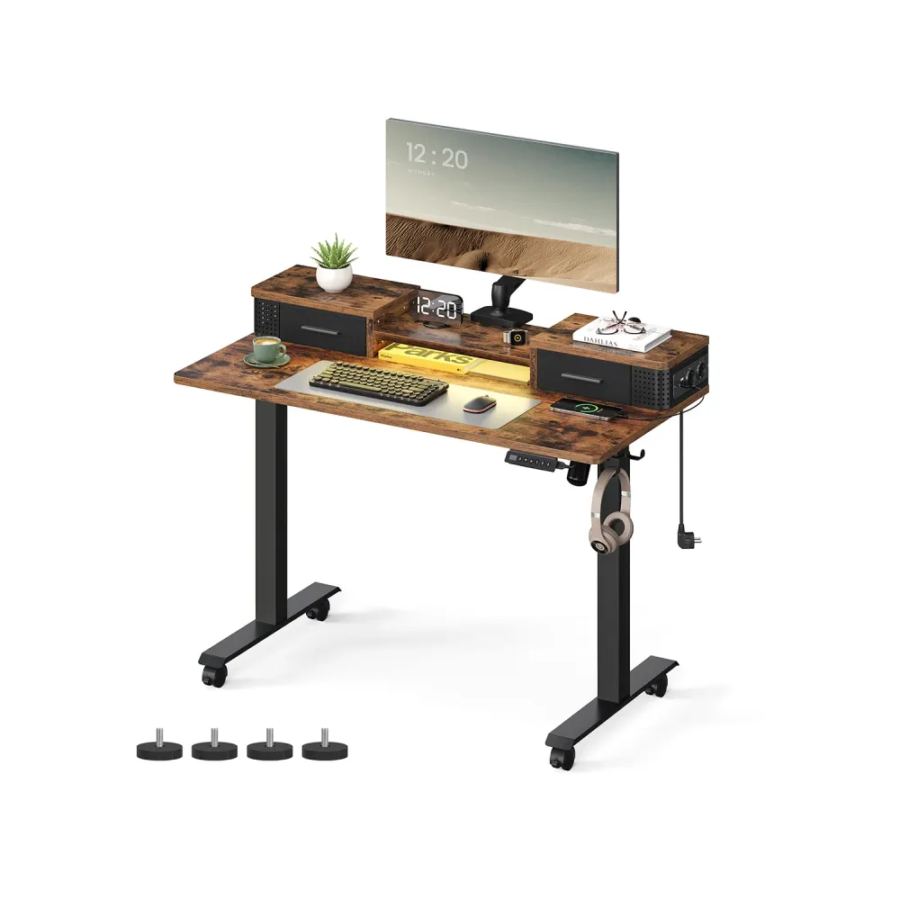 Bureau électrique réglable VASAGLE