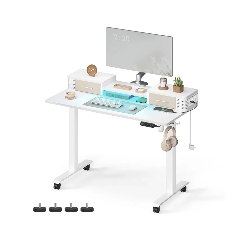 Bureau électrique réglable VASAGLE