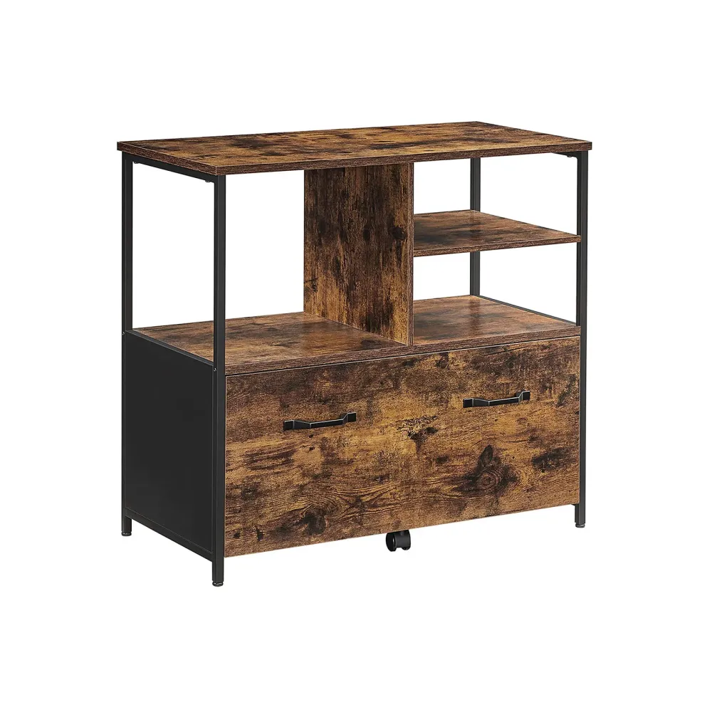 Caisson bureau industriel VASAGLE
