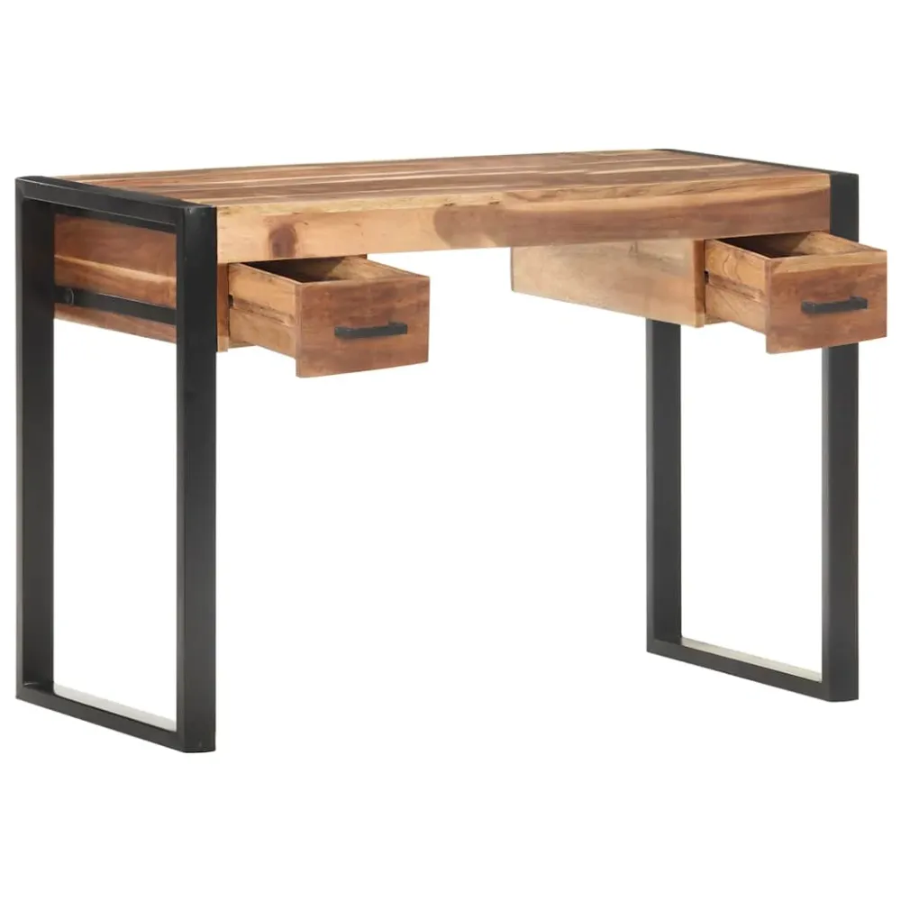 Bureau 110x50x76 cm Bois solide vidaXL