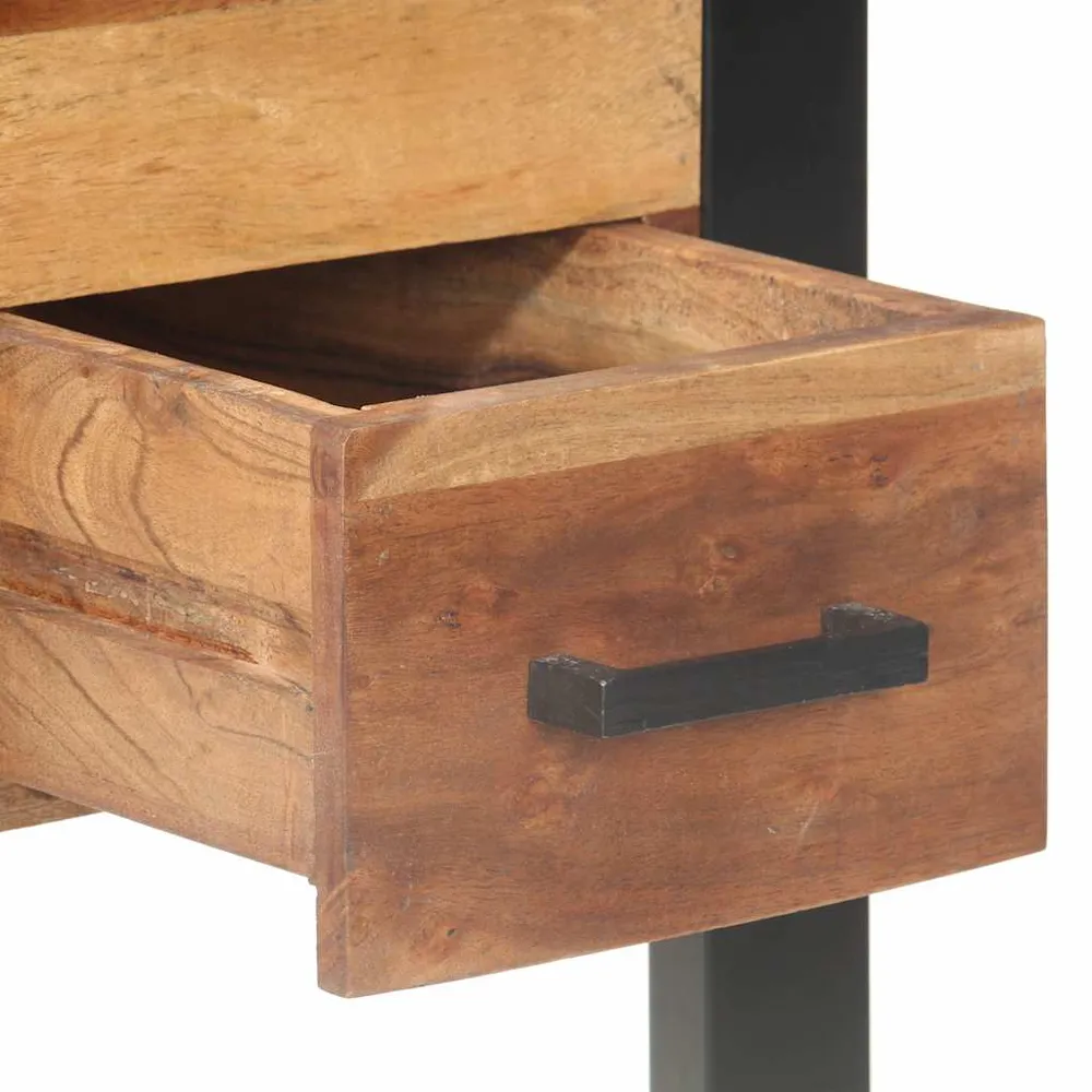 Bureau 110x50x76 cm Bois solide vidaXL