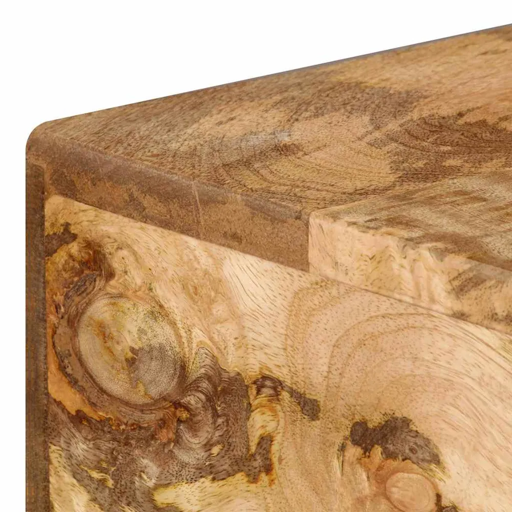 Bureau avec tiroirs Bois solide de manguier 110x50x76 cm vidaXL